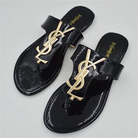 ysl clogs|YSL flat sandals women.